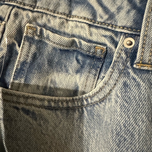 Wild Fable High Rise Curvy Straight Jeans Size 8 NWT 32" Inseam Blue Denim - Picture 5 of 11